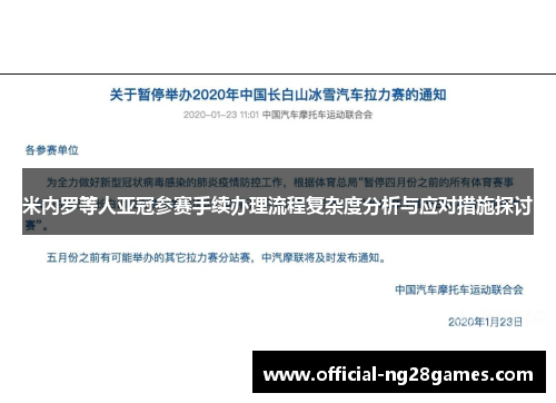 米内罗等人亚冠参赛手续办理流程复杂度分析与应对措施探讨