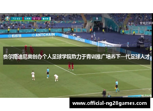 费尔南迪尼奥创办个人足球学院致力于青训推广培养下一代足球人才